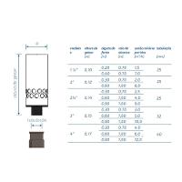 Bico Geiser 3" Efeito Espuma Para Fonte E Chafariz Entrada 32mm - Inaqua - 6