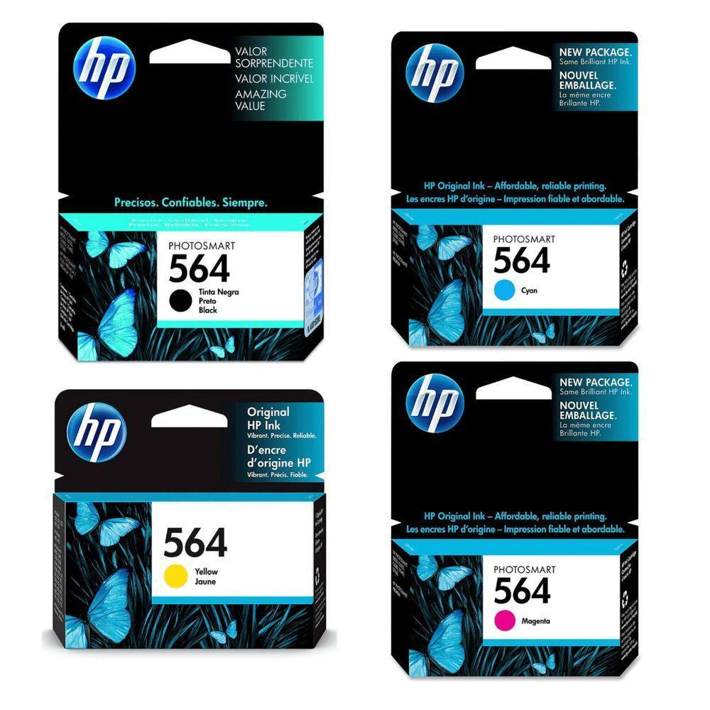 Cartucho Hp 564 Cb316wl Kit C6380 | D5460 | B8850 | 4 Cores Original - 1