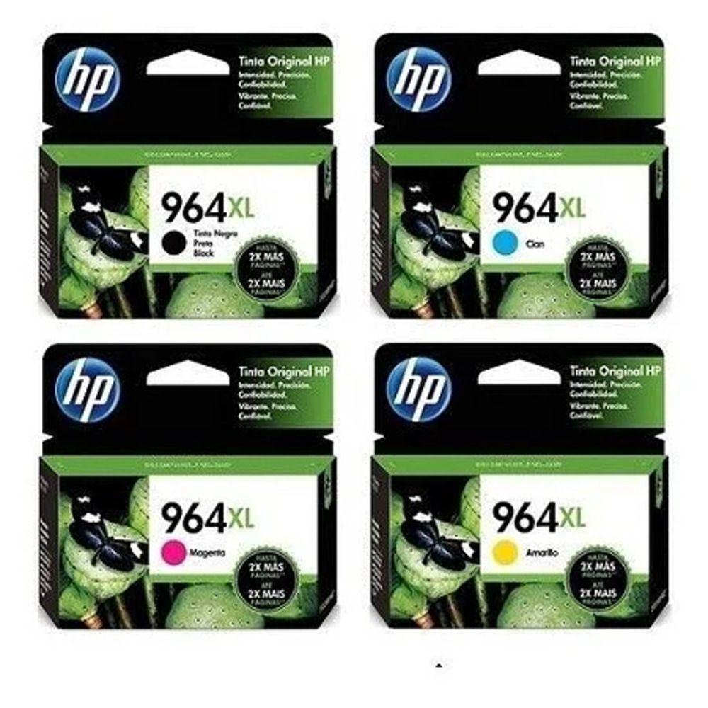 Cartucho Hp 964xl Kit 4 Cores 3ja57al - 1