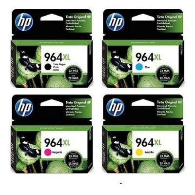 Cartucho Hp 964xl Kit 4 Cores 3ja57al