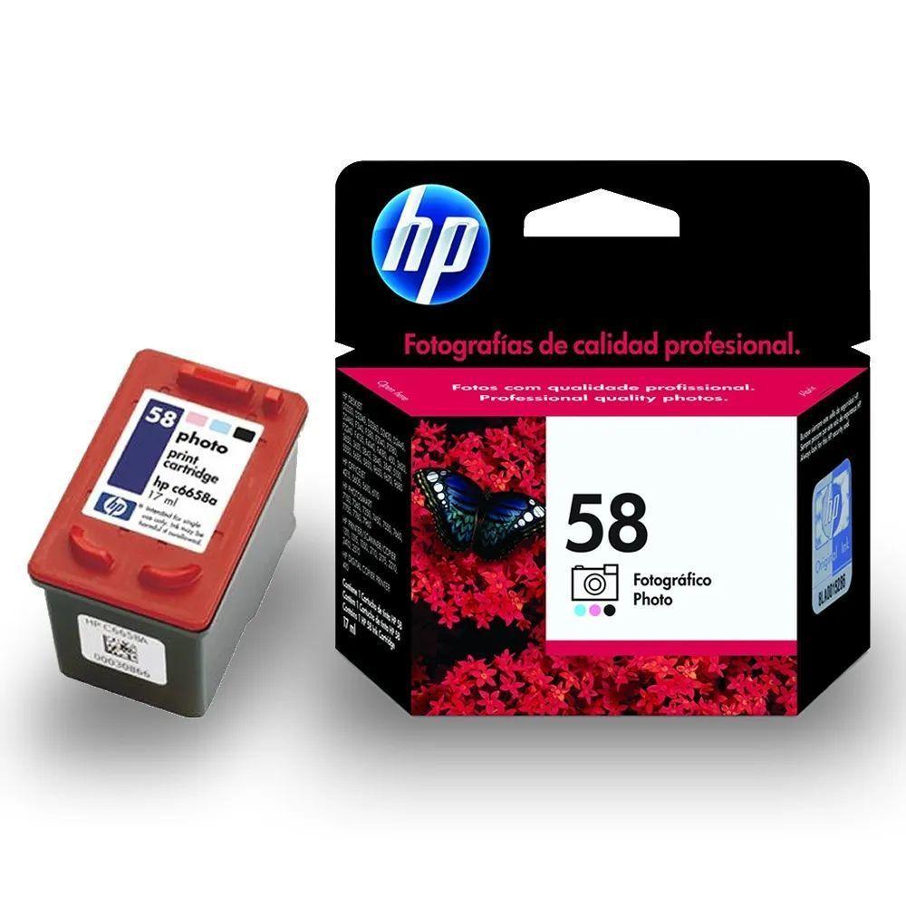 Cartucho Hp 58 Original C6658al Photo 3650 3845 D2320 - 1