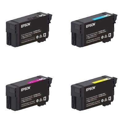 Kit Cartuchos De Tinta T40w Epson Plotter T3170 T5170 - 4 Cores
