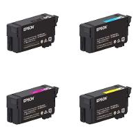 Kit Cartuchos De Tinta T40w Epson Plotter T3170 T5170 - 4 Cores - 1