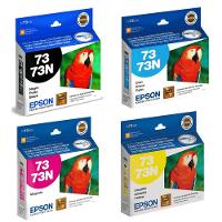 Cartucho Tinta Epson 73n T073120 Kit 4 Cores C79 Cx3900 Cx4900 Cx5900 Original - 1