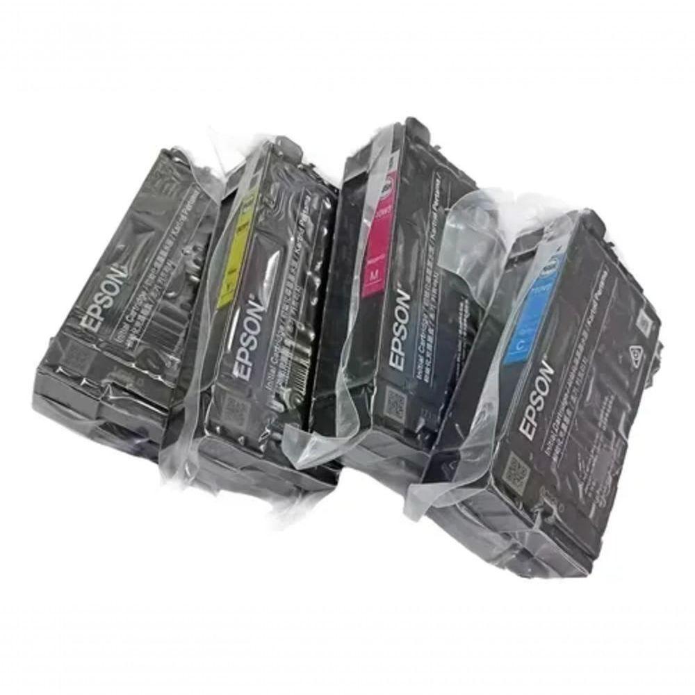 Cartucho De Tinta Epson T40v Kit 4 Cores T40v120 T3170m T3170 T5170 - 3