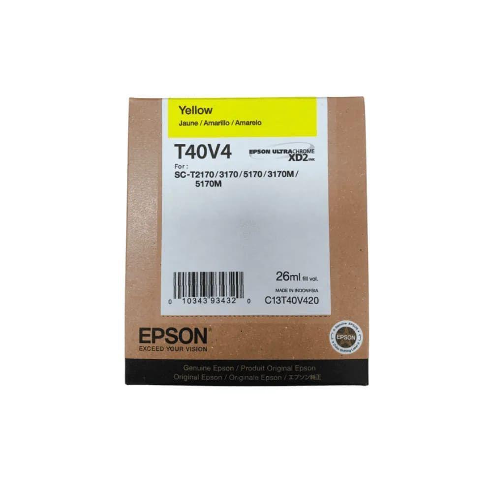 Cartucho De Tinta Epson T40v420 Amarelo T40v | T3170m T3170 T5170 | Original - 1