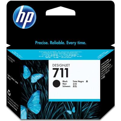 Cartucho De Tinta Hp 711 Cz133a Preto Plotter T120 T520 T130 Cq891a Cq890a Cq893a 80ml