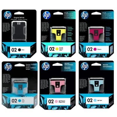 Cartucho De Tinta Hp 02 Kit C8721a Wl 6 Cores C7280 C6180 D6160 C7180 Original
