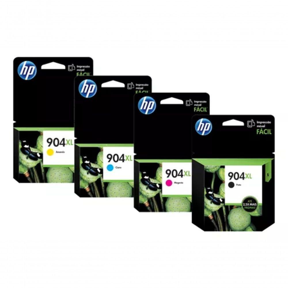 Cartucho De Tinta Hp 904xl T6m16a T6m04 Kit 4 Und Officejet Pro 6970 Original - 1