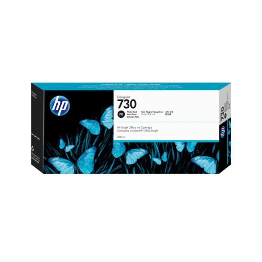 Cartucho De Tinta Hp 730 Photo Black P2v73a | Plotter Hp T1600 T1700 | Original 300ml - 1