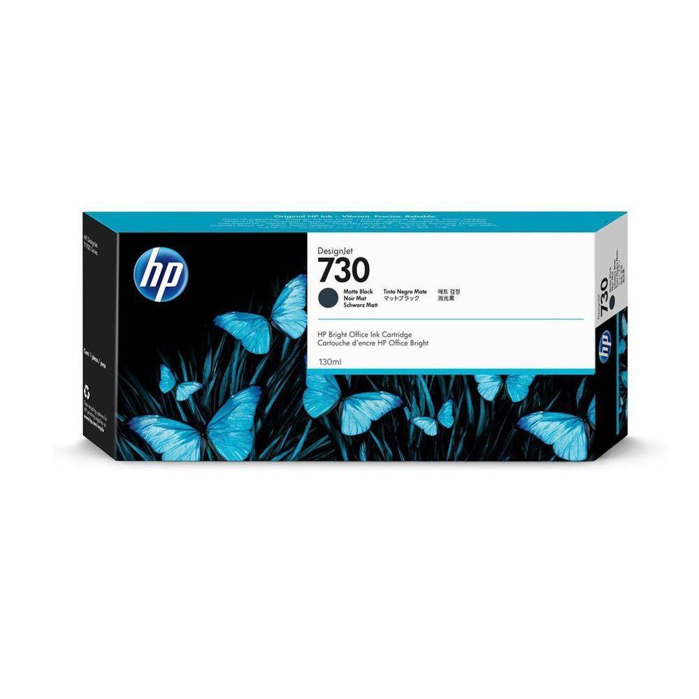 Cartucho De Tinta Hp 730 Cinza P2v66a | Plotter Hp T1600 T1700 | Original 130ml - 1