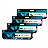 Cartucho De Tinta Hp 980 Kit D8j10a 4 Cores Ax585z X555dn X555xh X585dn X585f - 1