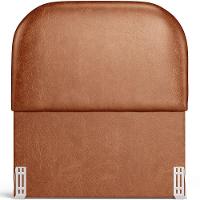 Cabeceira Cama Box 100cm Orgânica Lanna W01 Couríssimo Camel - Lyam Decor - 3