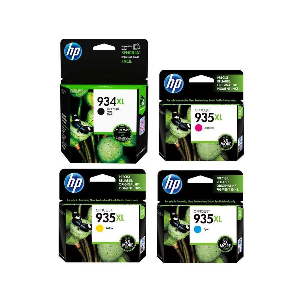 Cartucho De Tinta Hp 934xl C2p23a C2p19a 6230 6830 E3e03a E3e02a Kit - 1