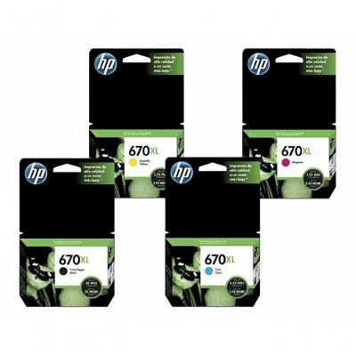 Cartucho De Tinta Hp 670xl Kit Cz117ab Kit Deskjet 4615 4625 5525