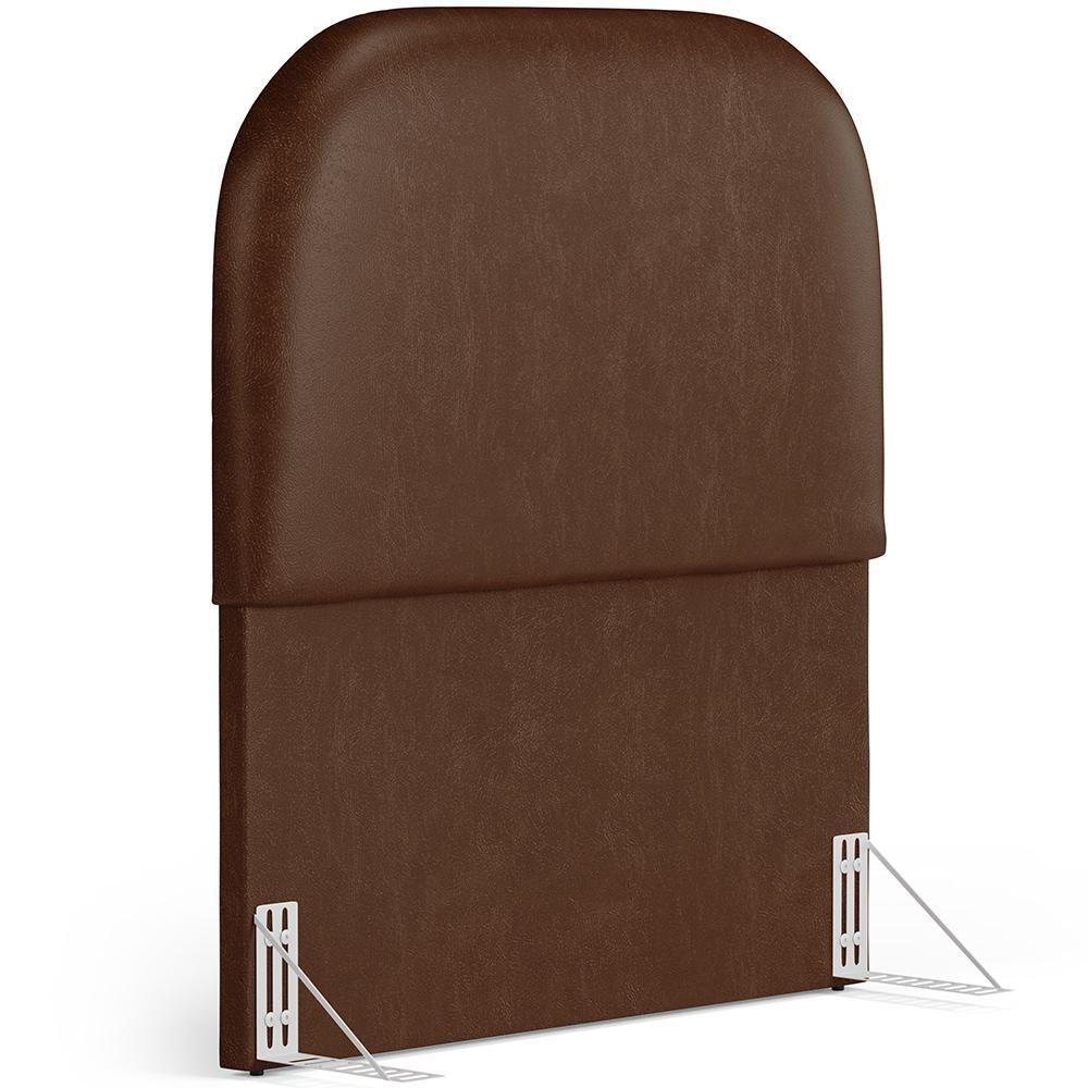 Cabeceira Cama Box 100cm Orgânica Lanna W01 Couríssimo Marrom - Lyam Decor - 1