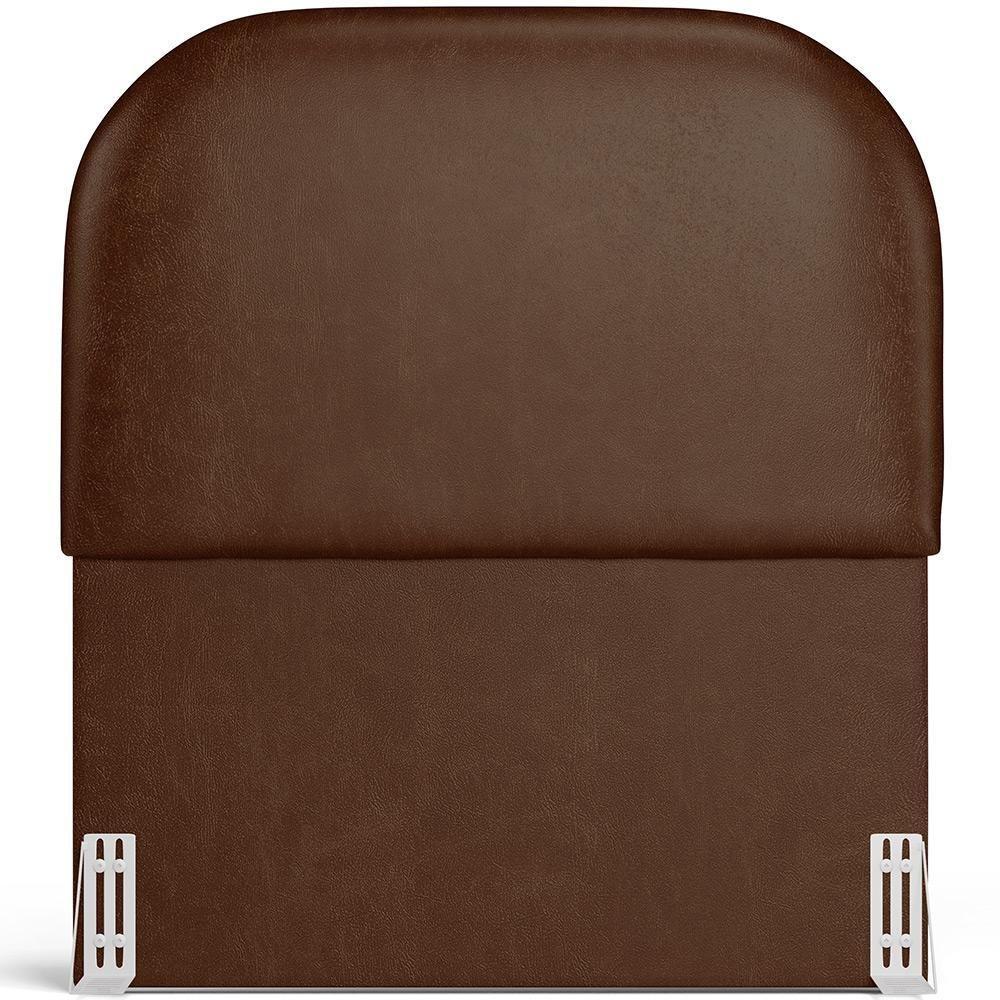 Cabeceira Cama Box 100cm Orgânica Lanna W01 Couríssimo Marrom - Lyam Decor - 3