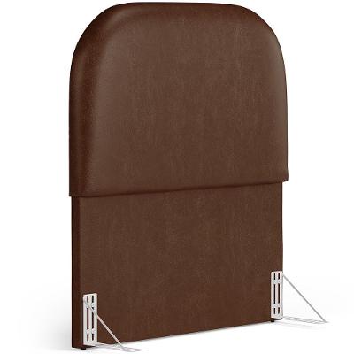 Cabeceira Cama Box 100cm Orgânica Lanna W01 Couríssimo Marrom - Lyam Decor