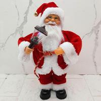 Boneco Papai Noel Musical Com Movimentos Natal Enfeite 30cm - 1