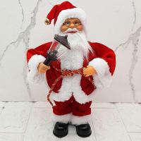 Boneco Papai Noel Musical Com Movimentos Natal Enfeite 30cm - 3