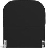 Cabeceira Cama Box 100cm Orgânica Lanna W01 Bouclê Preto - Lyam Decor - 2