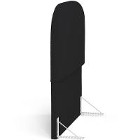 Cabeceira Cama Box 100cm Orgânica Lanna W01 Bouclê Preto - Lyam Decor - 5