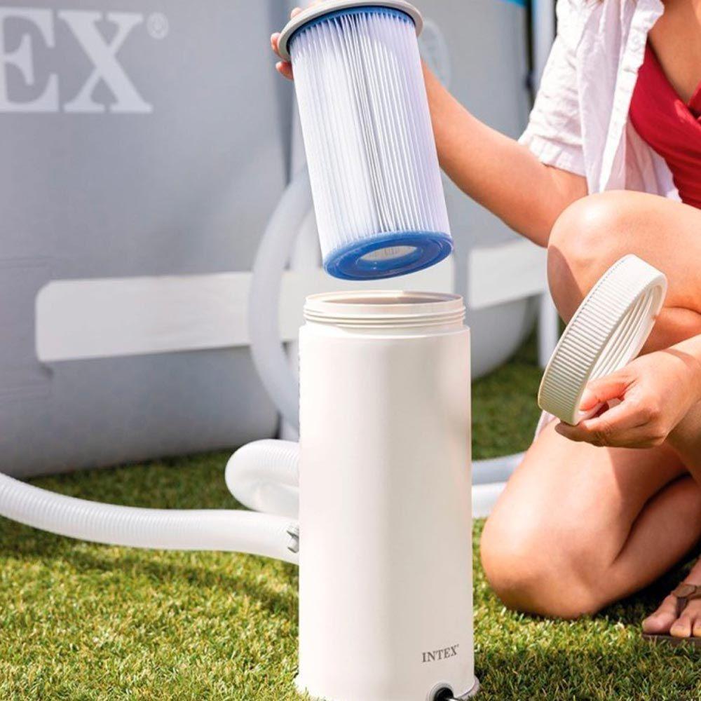 Bomba Filtrante 3.785 L/h Filtro Para Piscina Cartucho Intex 220v - 3