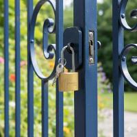 Cadeado Haste Longa 32mm Grande Portao Corrente Grade 3 Chav - 6