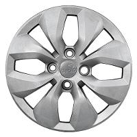 Calota Grid Aro 13p 240ca-pta Prata Volkswagen Gol G6 2014/ 16 Cubo Alto - Pc / 4 - 1