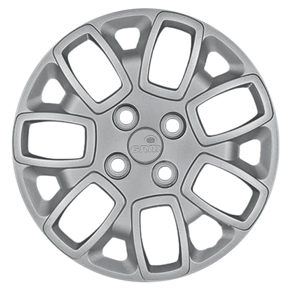 Calota Grid Aro 13p 200cb-pta Prata Fiat Palio Fire Cubo Baixo - Pc / 4 - 1