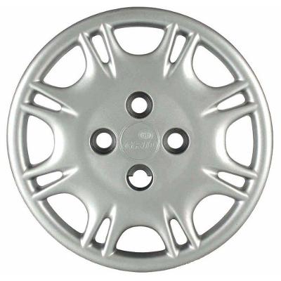 Calota Grid Aro 13p 006cb-pta Prata Modelo Fiat Uno Smart 2001 Cubo Baixo - Pc / 4