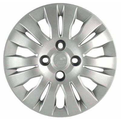 Calota Grid Aro 13p 097cb-pta Prata Modelo Fiat Attractive 10/11 Cubo Baixo - Pc / 4