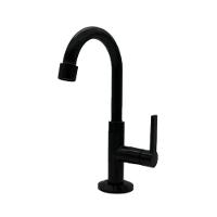 Torneira Pia Lavatório Mesa Bica Móvel 1/4v Preto Fosco Luxo - 1