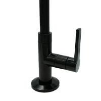 Torneira Pia Lavatório Mesa Bica Móvel 1/4v Preto Fosco Luxo - 7