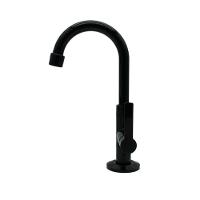 Torneira Pia Lavatório Mesa Bica Móvel 1/4v Preto Fosco Luxo - 10