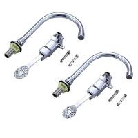 Torneira Valvula Acionamento Pedal Kit 2 Uni Banheiro Cirurgia Hospital Clinica Laboratorio Higienizaçao Piscina - 1