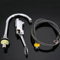 Torneira Valvula Acionamento Pedal Kit 2 Uni Banheiro Cirurgia Hospital Clinica Laboratorio Higienizaçao Piscina - 3