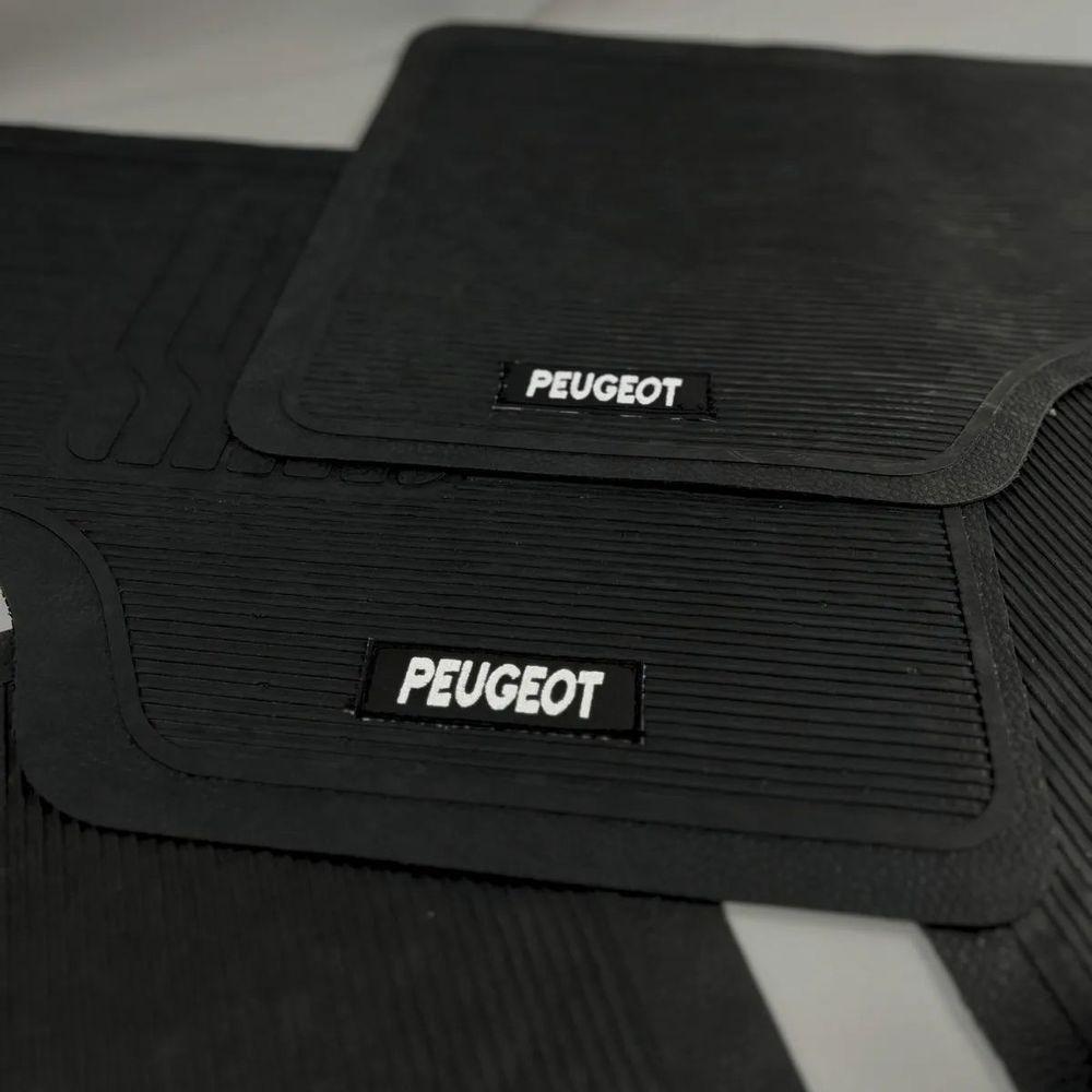 Tapete Universal Para Linha Peugeot Emborrachado Carro 4 Peças - 5
