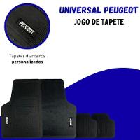 Tapete Universal Para Linha Peugeot Emborrachado Carro 4 Peças - 3