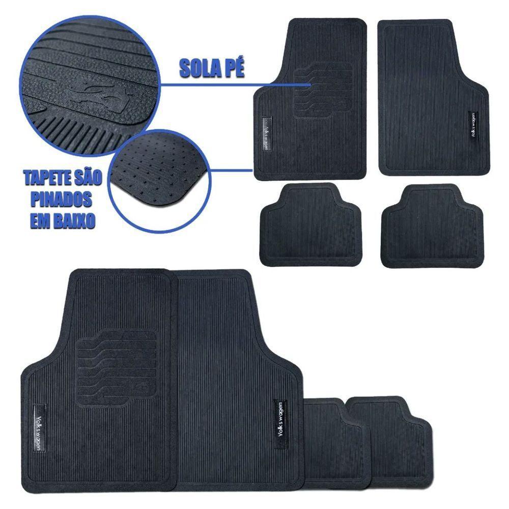 Tapete Universal Para Linha Volkswagen Emborrachado 4 Peças - 2