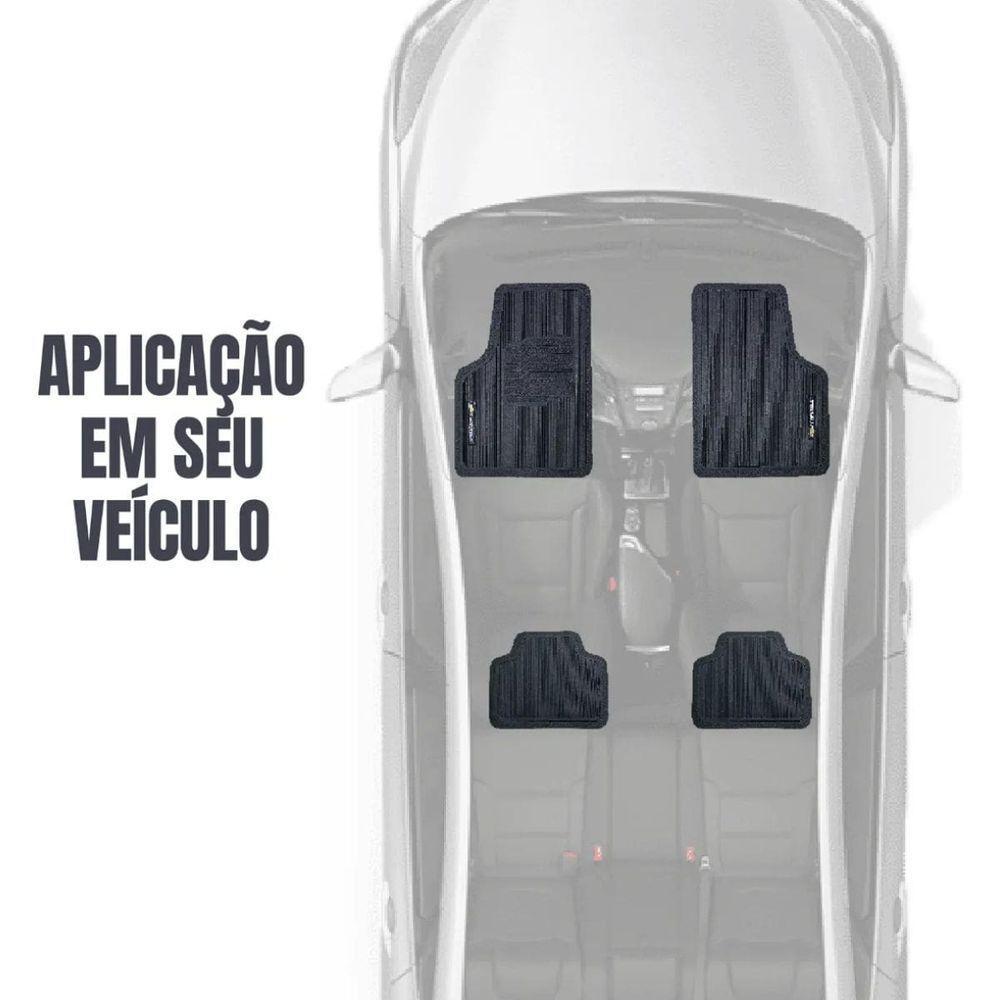 Tapete Universal Para Linha Fiat Emborrachado Carro 4 Peças - 4