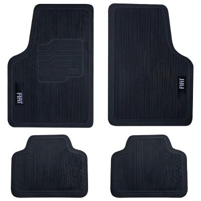 Tapete Universal Para Linha Fiat Emborrachado Carro 4 Peças