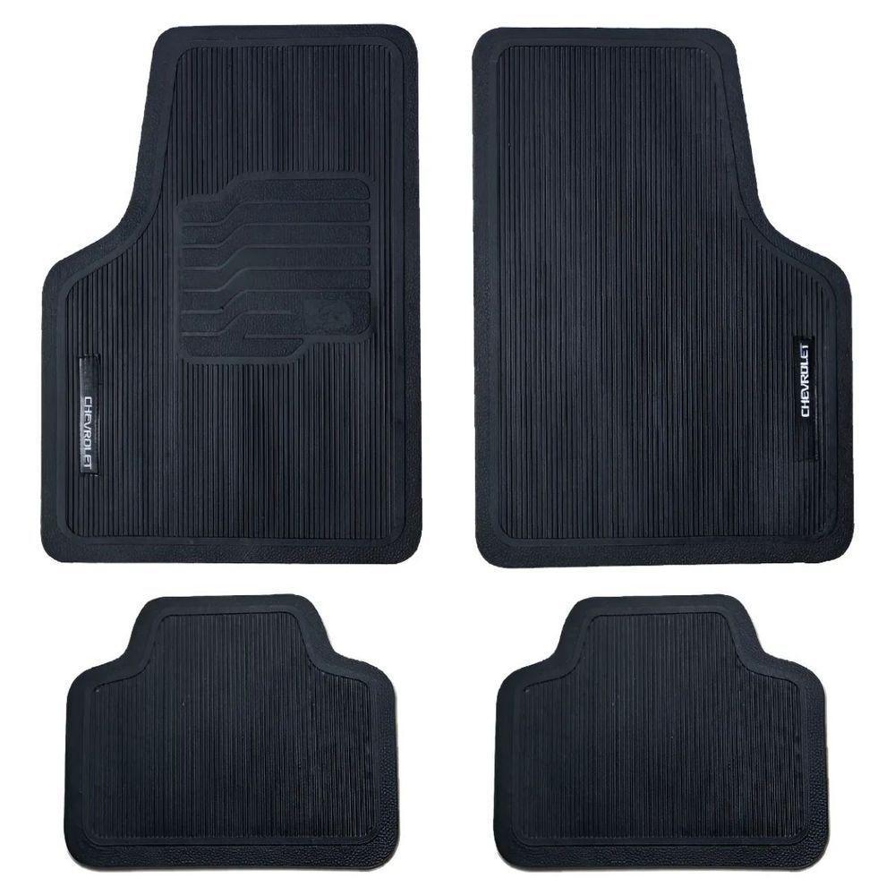 Tapete Universal Para Linha Chevrolet Emborrachado 4 Peças - 1