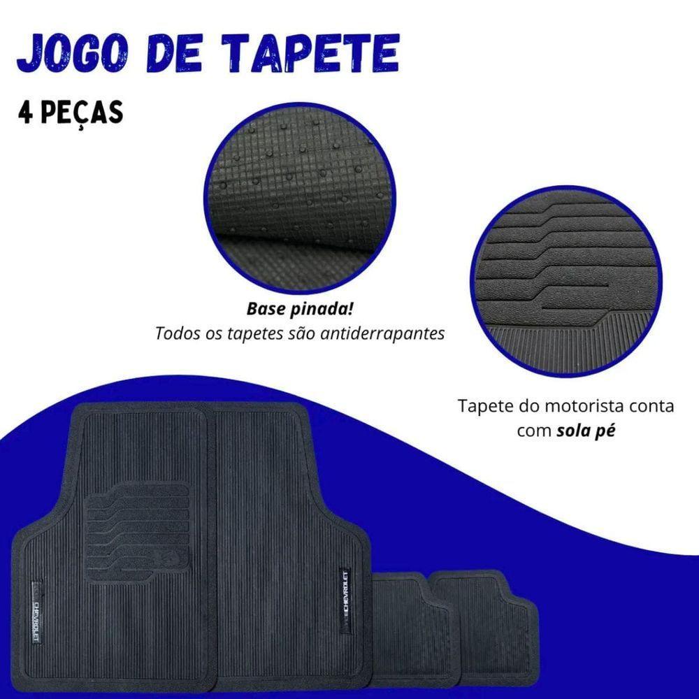 Tapete Universal Para Linha Chevrolet Emborrachado 4 Peças - 2