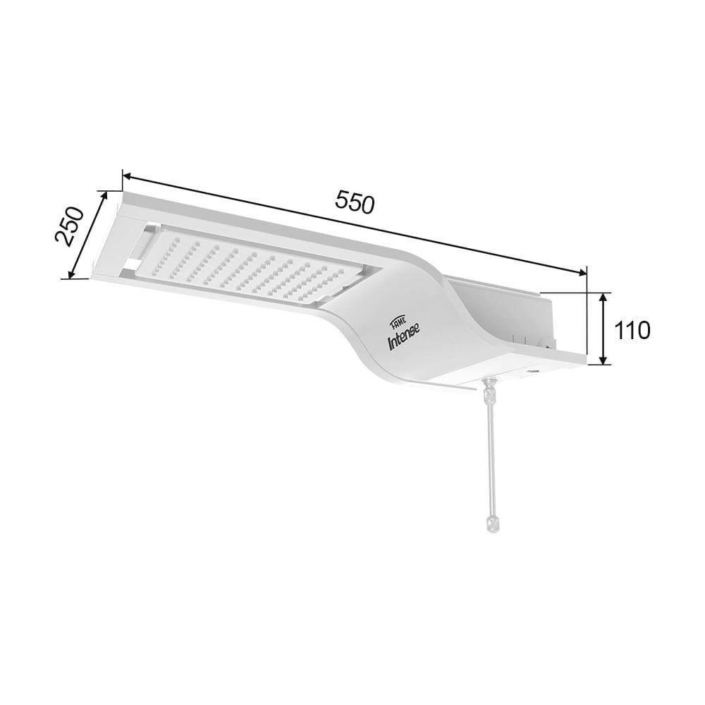 Chuveiro Fame Intense Eletrônico White 6500W 220V - 6