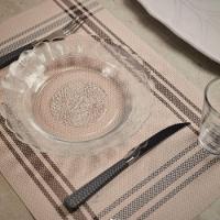 Conjunto 6 Garfos Mesa Inox Cabo Preto Qualidade E Resistencia