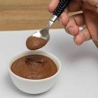 Kit 6 Colheres De Sobremesa Cabo Preto Qualidade Resistente - 2