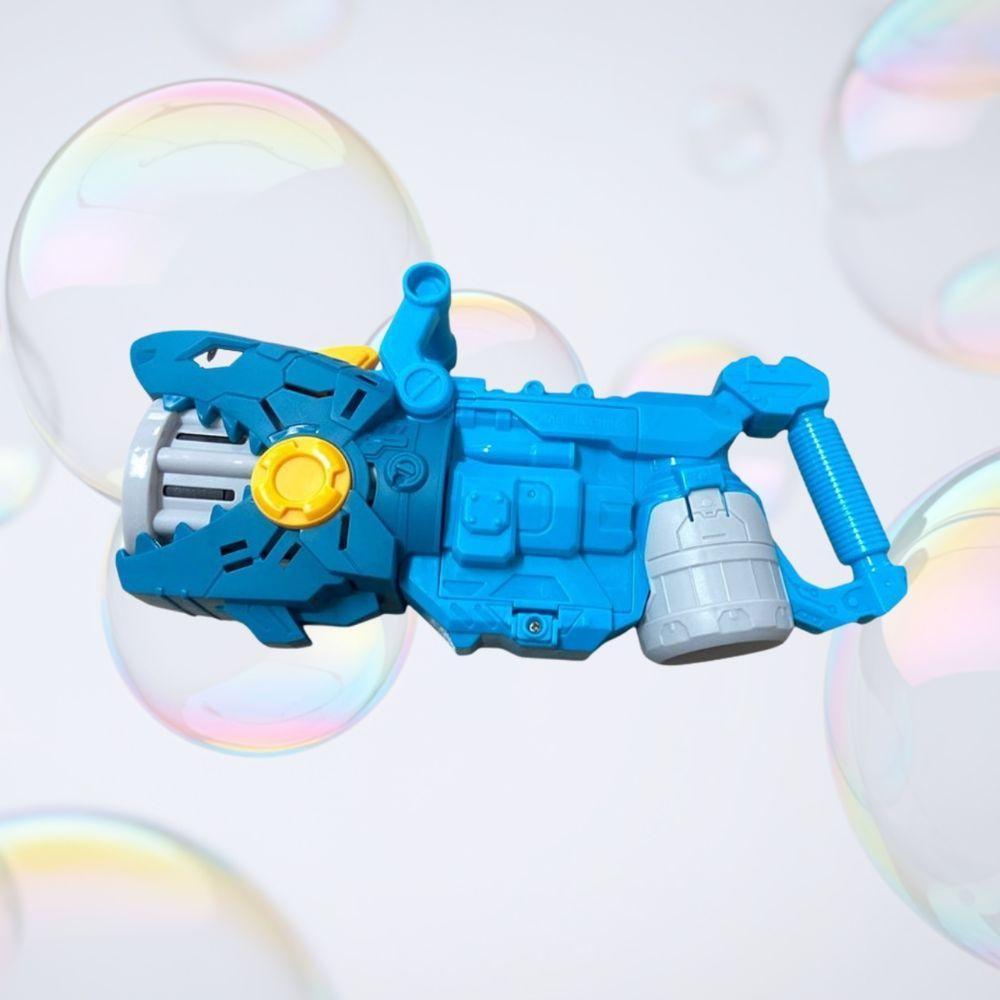 Canhão De Bolhas De Sabão Pistola De Bolhas Tubarão - 3