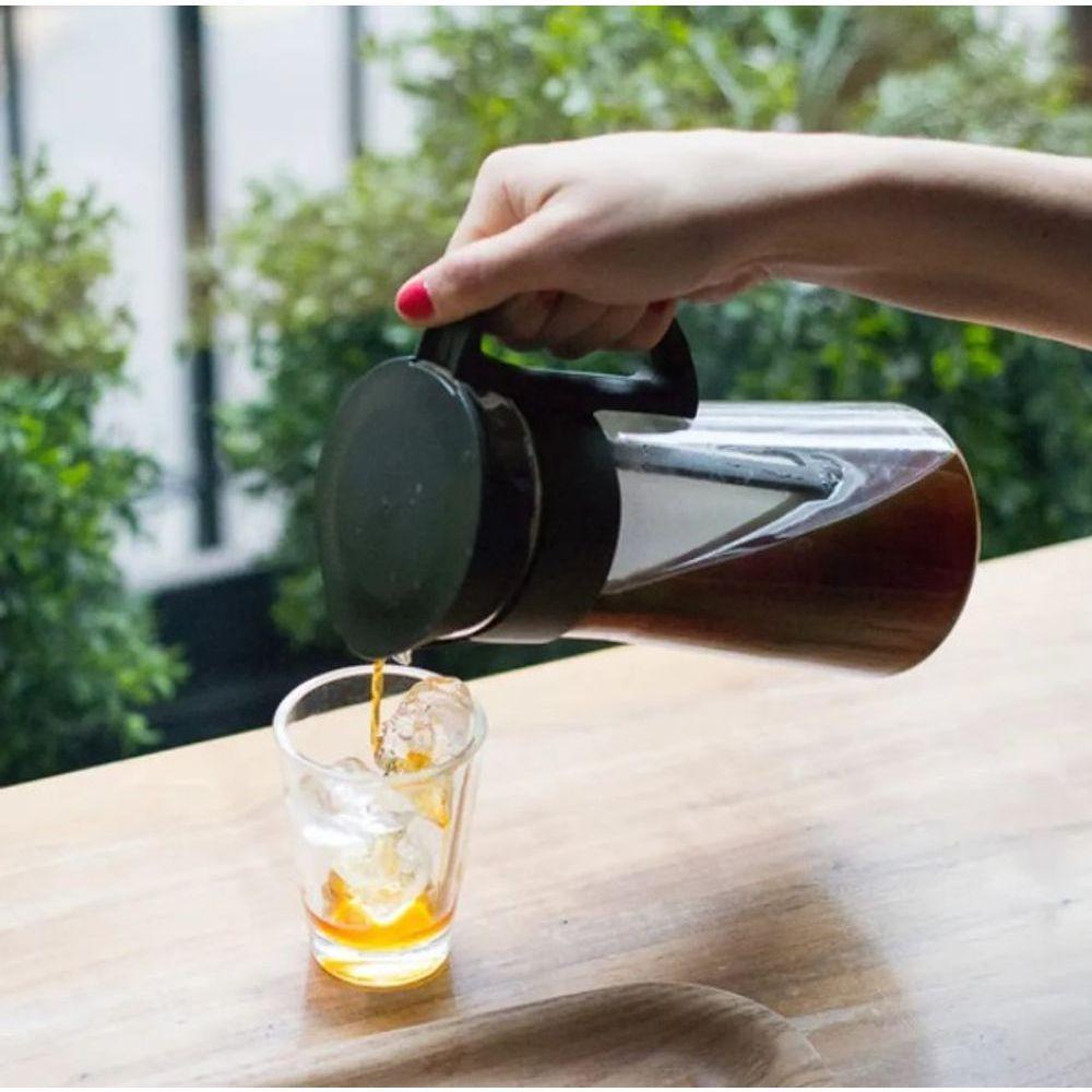 Cafeteira Mizudashi P/ Preparo Cold Brew Preto 600ml - Hario - 3