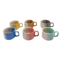 Cafeteira Italiana + 6 Xicaras De Ceramica 120ml - 2